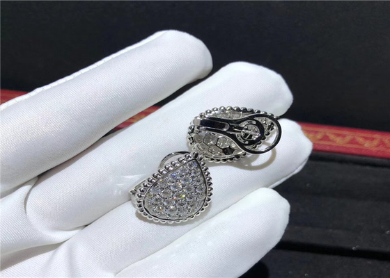  Serpent Boheme L Motif Ear Clips Set Full Diamond Paved