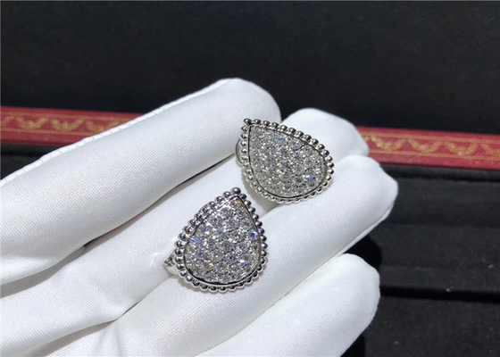  Serpent Boheme L Motif Ear Clips Set Full Diamond Paved