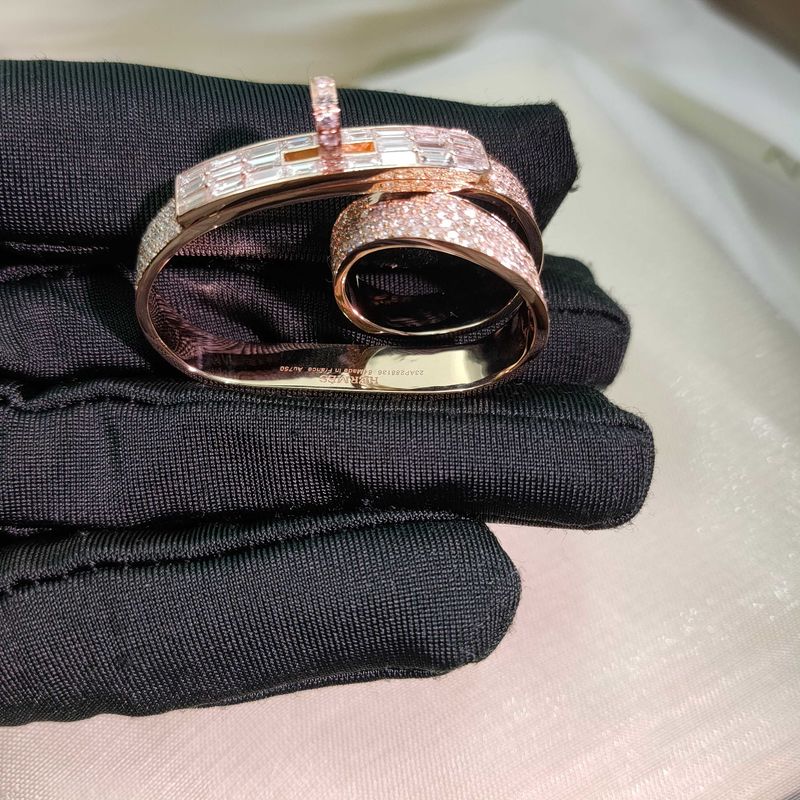 End Custom solid 18k Gold Jewelry Ring Real Diamond Jewelry High Brand