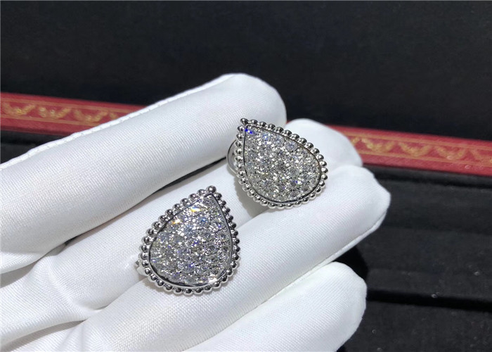  Serpent Boheme L Motif Ear Clips Set Full Diamond Paved