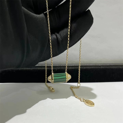 18k Brand biżuteria biżuteria indywidualna złoty naszyjnik z diamentem