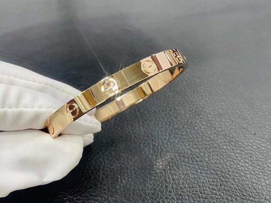 Biżuteria Luksusowe Diamenty HONG KONG Biżuteria Brand Unisex 6,1 mm Szerokość Złota Biżuteria