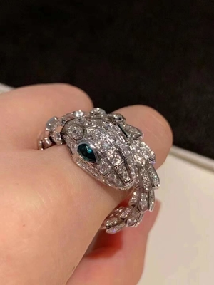 ISO9001 Vvs Diament 18K Złoto Diament Pierścień Szlachetne biżuteria